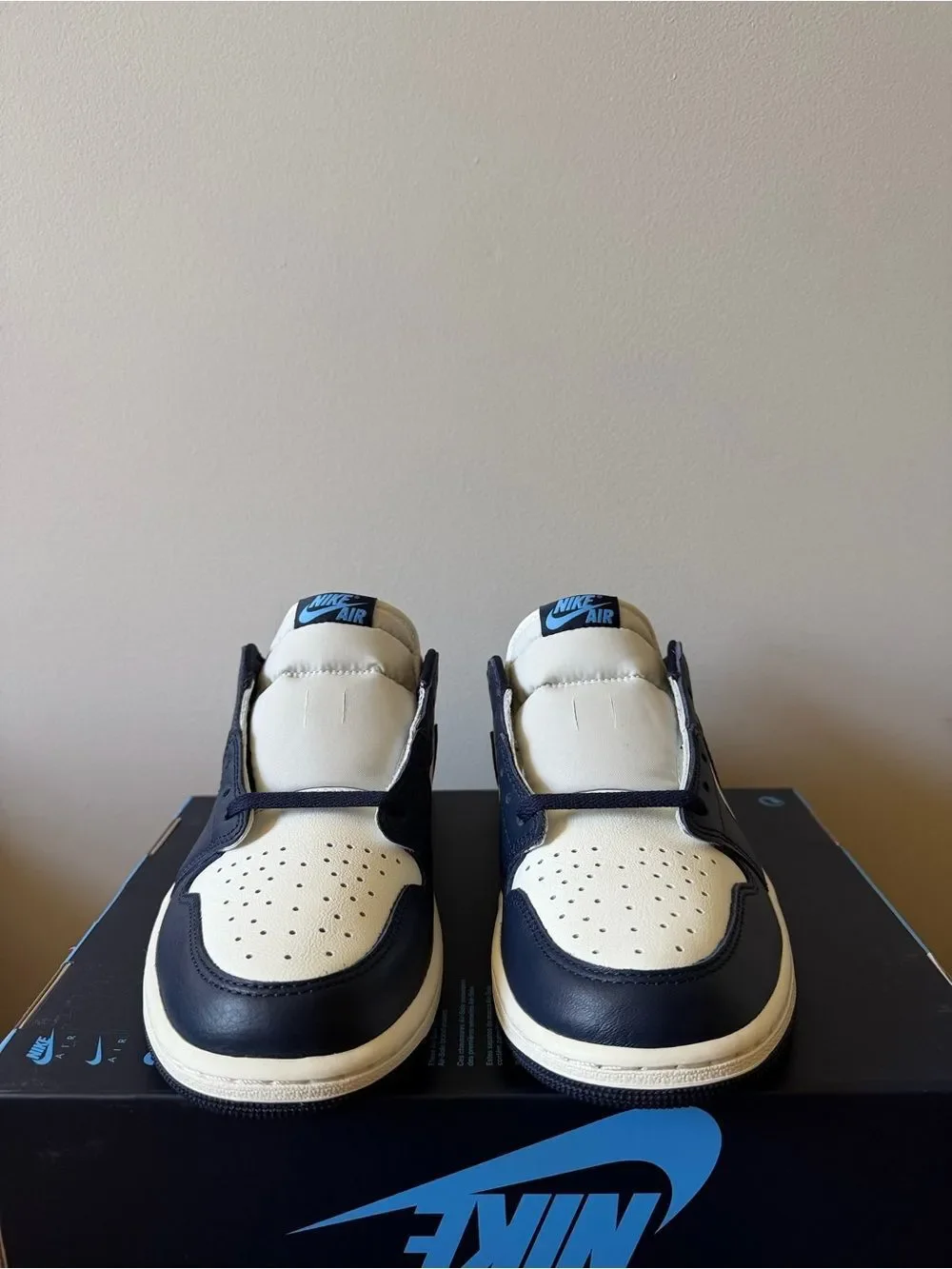 Air Jordan 1 Retro Low Obsidian University Blue CZ0790-400 Men’s Size 10.5